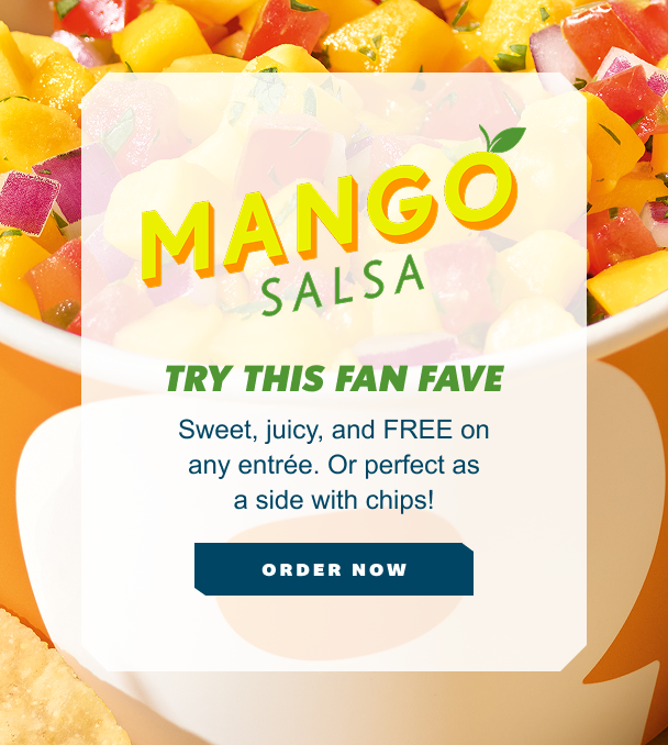 Mango Salsa - Try this fan fave - Order Now