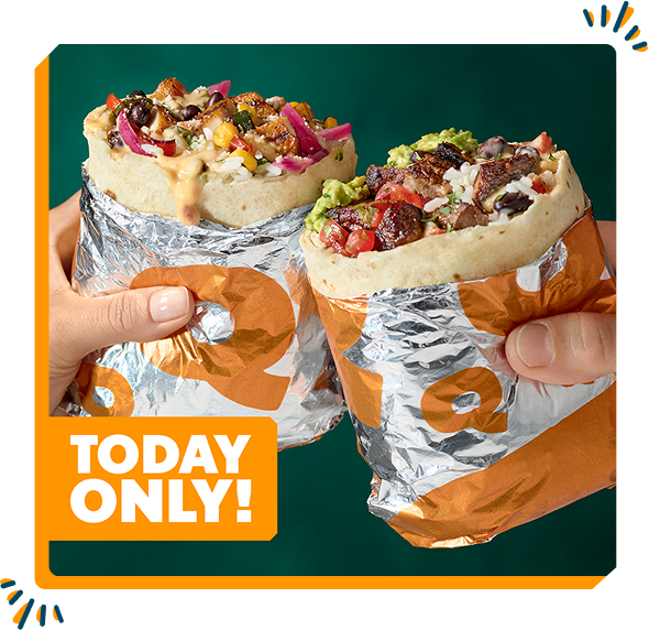 Two Burritos - Today Only