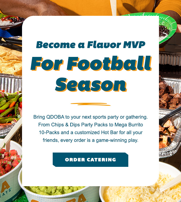 Become a flavor MVP - Order Catering