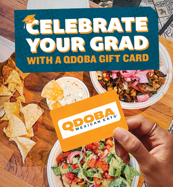Caps off to your grad 🎓 QDOBA