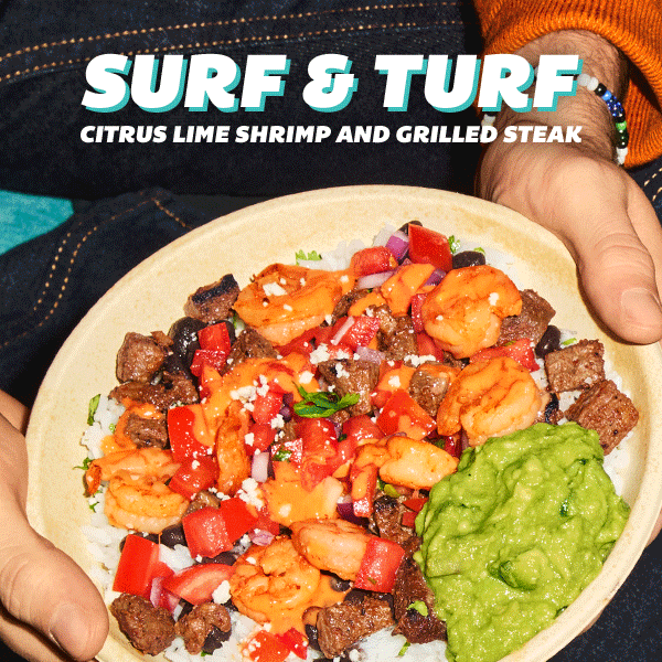 Have it all with Surf & Turf QDOBA