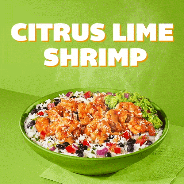 Last Call for Citrus Lime Shrimp! QDOBA